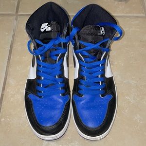 Air Jordan 1 OG 'Royal Toe' Shoes SZ 9.5